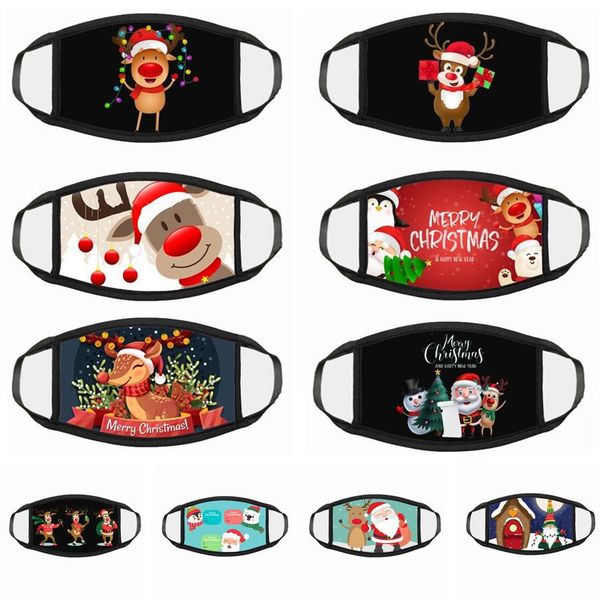 

сша stock christmas face mask пятно европейские и американские горячие модели черного маски персонализированные рождество маски приграничное