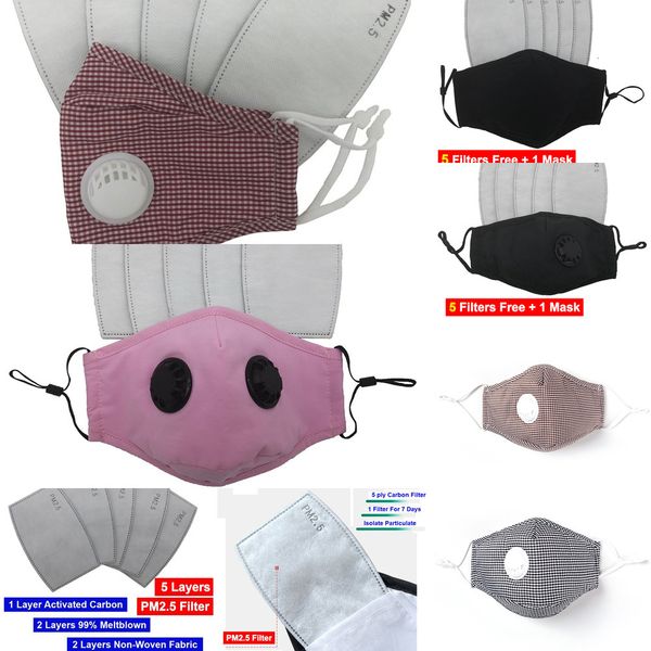 

buy pm2.5 filters for 5 pcs one cotton design designer mask masquerade with breathe vavle 10 pcxh4