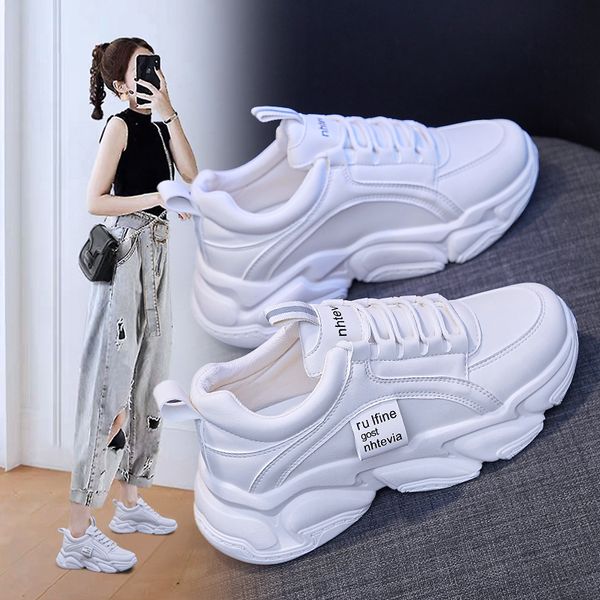 

new sports small white autumn winter plush cotton shoes in 2020, Black