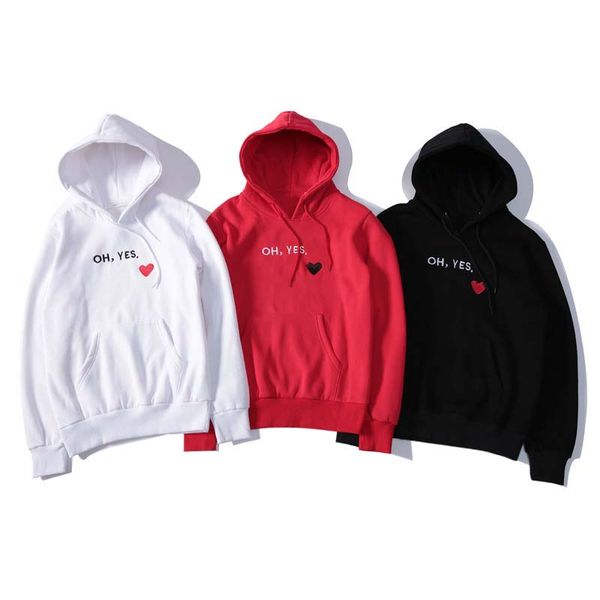 

fashion designer hoodies sweatshirts mens couple men solid color coats hooded sweater jacket hip hop womens long sleeve plus cashmere, Black