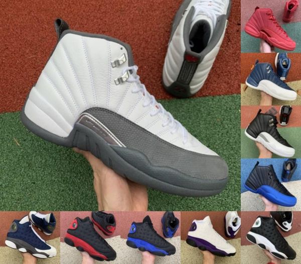 

jumpman fiba ovo punch game royal 12 12s mens basketball shoes black cat 13s chicago taxi dmp women sports sneakers size 12, White;red