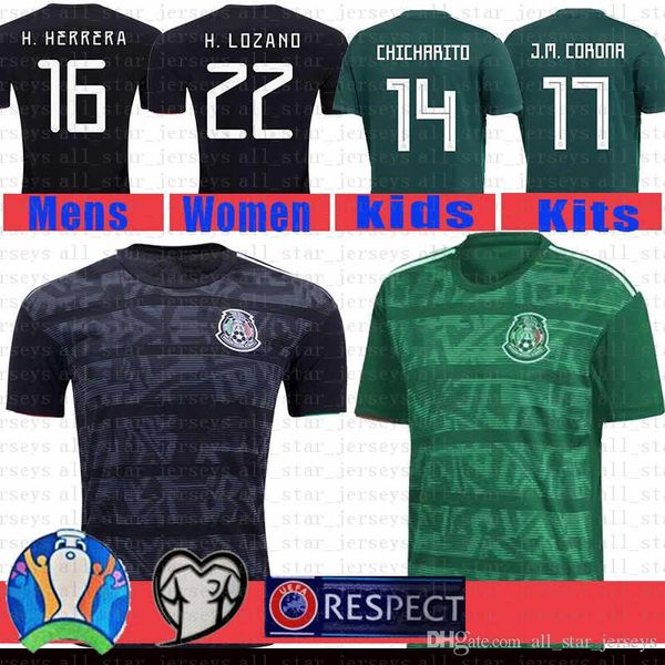 

mexico soccer jersey chicharito 14 j.hernandez football shirt fabian r.marquez g.dos santos m.layun o.peralta h.lozano maillots de foot thai, Black;yellow