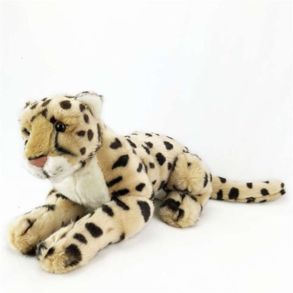 

yellow spotted doll leopard plush v81u