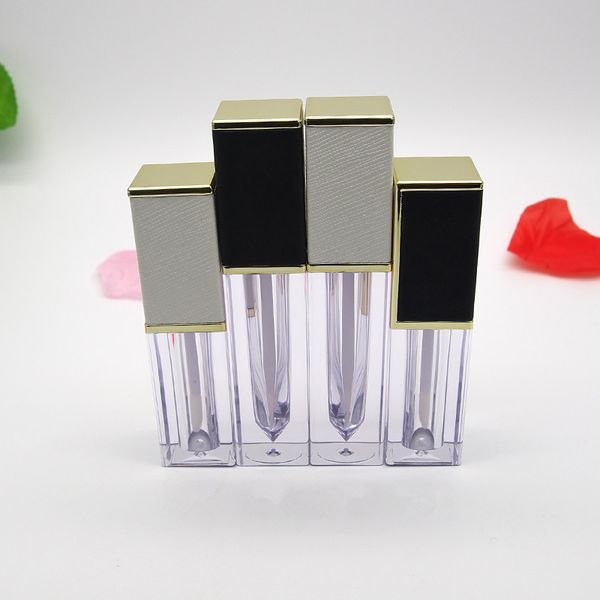 

10/30/50pcs 4ml/4.5ml empty gloss tube diy plastic elegant liquid lipstick container square lipgloss lip bottle
