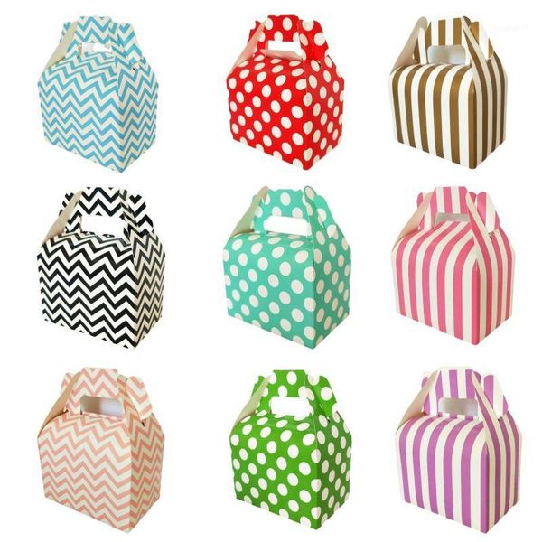 

12pcs larger polka dot candy box paper candy box gift chocolate packaging children birthday party wedding decorations favor1