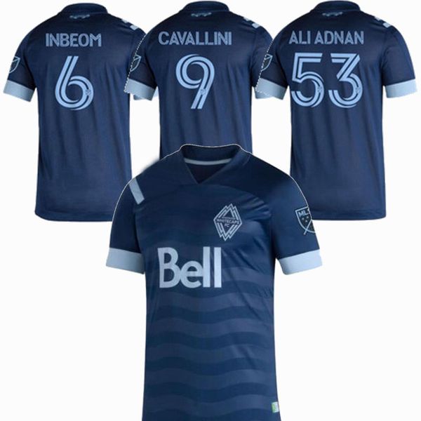 

2020 2021 vancouver soccer jerseys inbeom cavallini whitecaps fc mls 20 21 football sports shirt, Black;yellow