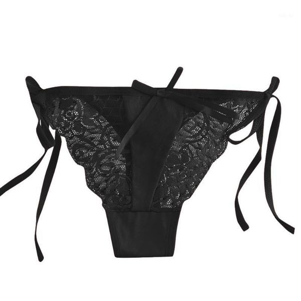 

panties women lace low-rise solid briefs female underwear pant ladies bandage lace lingerie women g string thong #t1p1, Black;pink