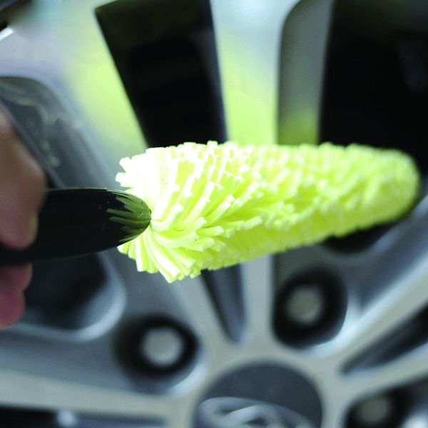 

car wheel wash brush plastic handle vehicle cleaning brush wheel rims tire washing brush scrub car wash sponges tools h sqcilp