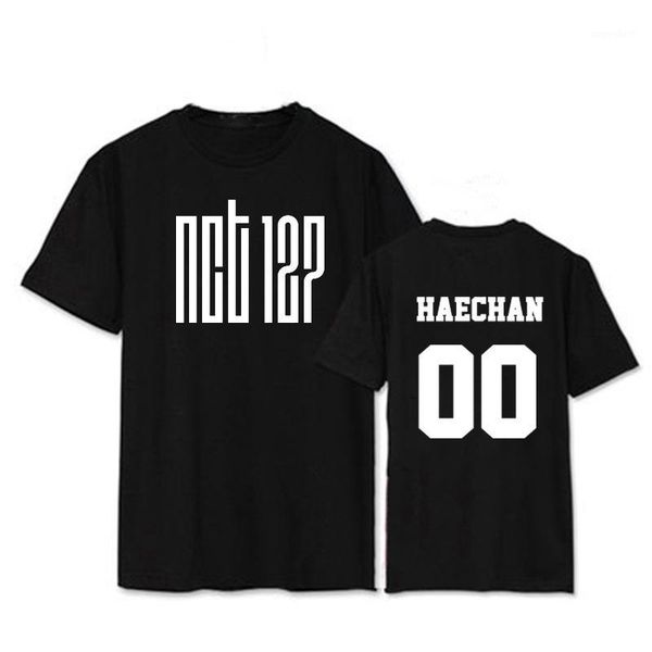 

kpop nct 127 nct127 ten shirts k- casual cotton tshirt t shirt short sleeve t-shirt dx3881, White