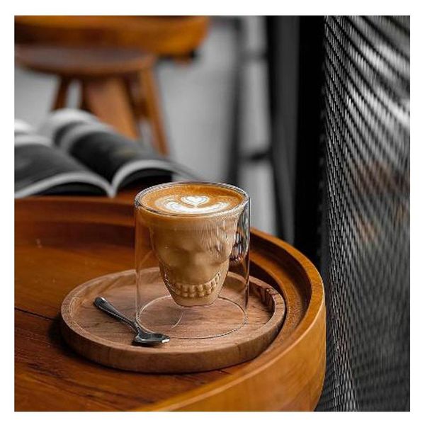 

4 размер 25 мл 250 мл пивная кружка двойной нижний стеклянный череп кристалл кубок виски стеклянная винная чашка wmttcm bdesybab