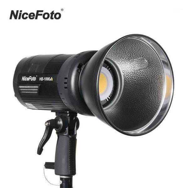 

flash heads nicefoto -1000a 3200k-6500k bi-color led video light 100w dimmable pography fill stepless adjustment for pography1