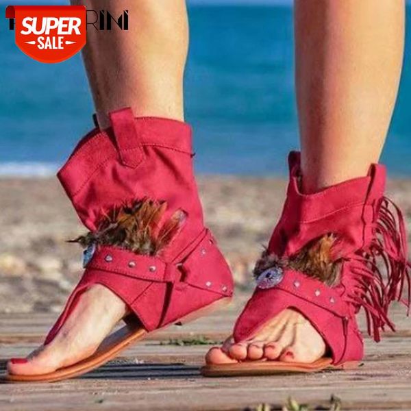 

ribetrini elegant fringe gladiator shoes ins rome flat women sandals low heel summer casual sandals #4a9e, Black