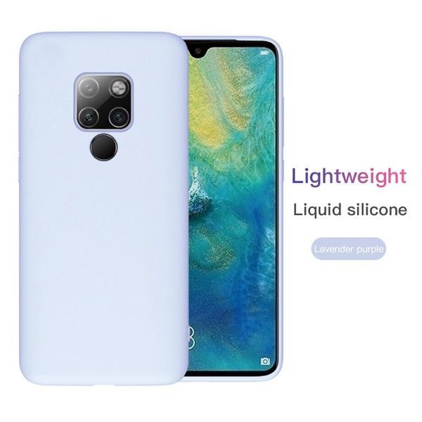 

ультратонкий жидкий силиконовый чехол для телефона для huawei mate 20pro 20 10pro 10 9pro 9 симпатичные candy color оригинальный silky soft