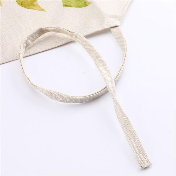 

for 1pcs sleeveless bronzing woman kitchen cotton apron linen aprons home cooking baking bibs cleaning tools 53*65cm mg0