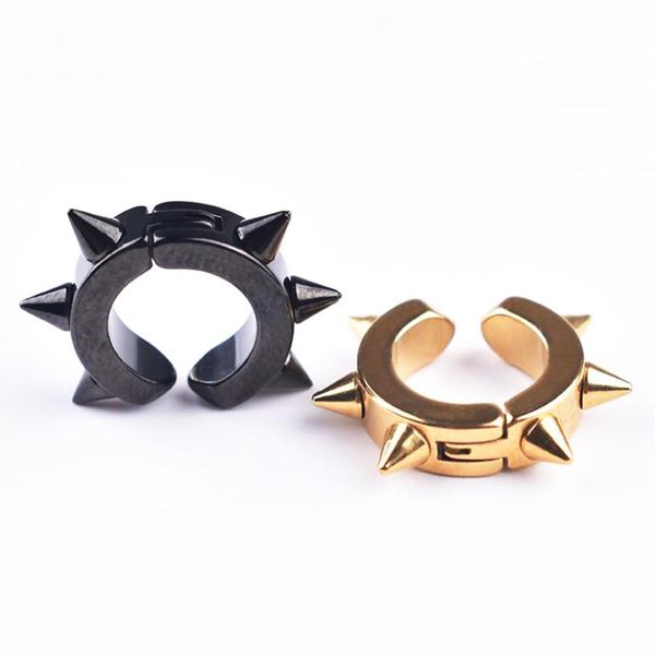 

1pcs stainless steel six point ear clip titanium steel non pierced earrings golden earrings without pierced ears h bbydpe, Silver