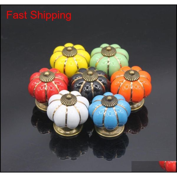 

4*4*4 cm kitchen cabinets knobs bedroom cupboard drawers 7 colors ceramic door pull qylqdr new_dhbest