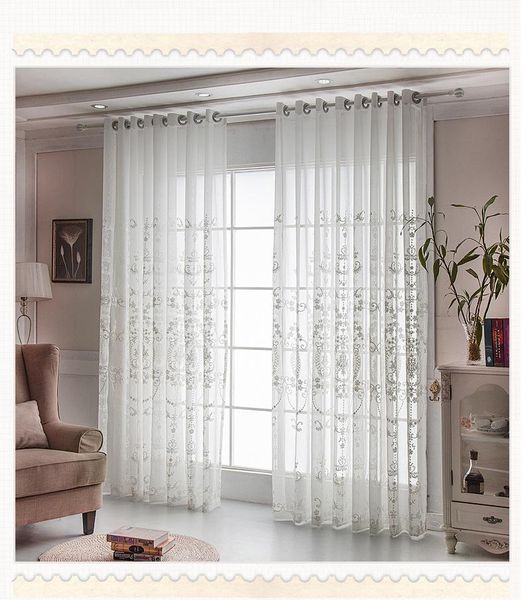

curtain & drapes yaapeet 1pc modern sheer polyester white tull japan style semi-shading window home decor for bedroom