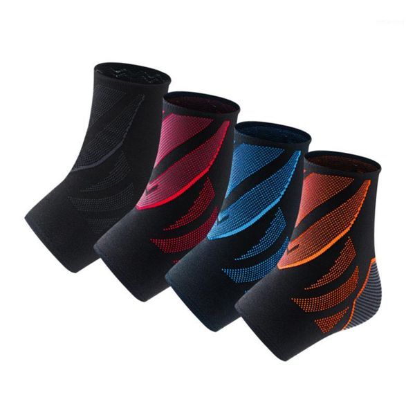 

ankle support 4 pair of black sock knit silicone anti-slip comfortable fitness brace sprain supplies for sports exer1, Blue;black