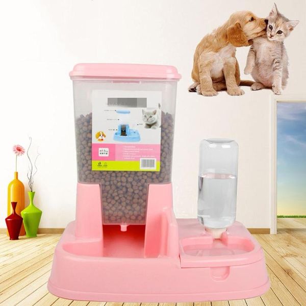 

pet cat automatic water feeder for cat dog drinking bowl pet dispenser bottle practical cats and feeding tool mascotas dogs