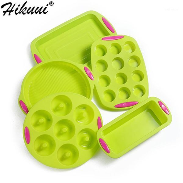 

cake tools 9 inch silicone mold 5 style baking 1pc non-stick mould and bread kitchen tool dessert1