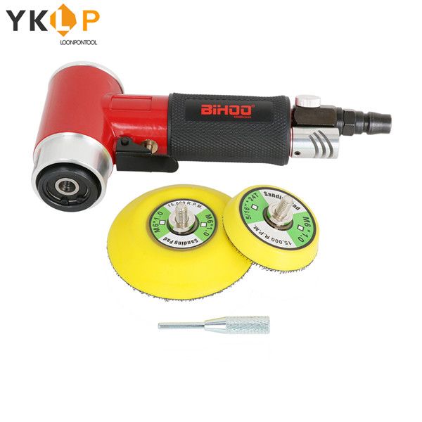 

6 inch dust suction pneumatic grinding paper machine polishing and waxing machine with 5 pieces of sandpaper