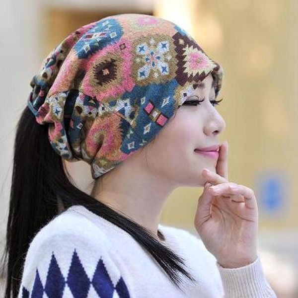 

cokk turban hat женская зимняя фаната зимние шляпы для женщин винтажные этнические чулки шляпа черенок шапочки chapeu femme капот swy jlldsn, Blue;gray