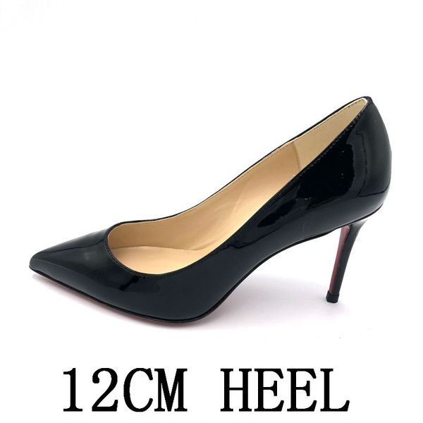 

classic black, red apricot designer patent female leather only big professional size shoes ol high heels 8.5-12 plsr