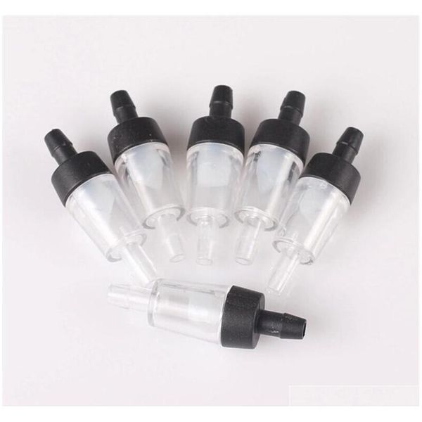 

100pcs /lot plastic aquarium air non-return valve check valves tubing connectors airline valve air pump co2 diffuser accessories howzg