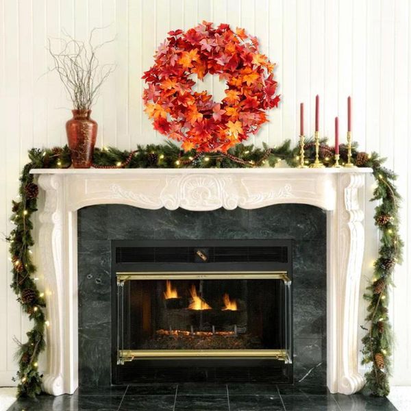 

artificial wreath lifelike durable decoration garland pendant for easter thanksgiving day1