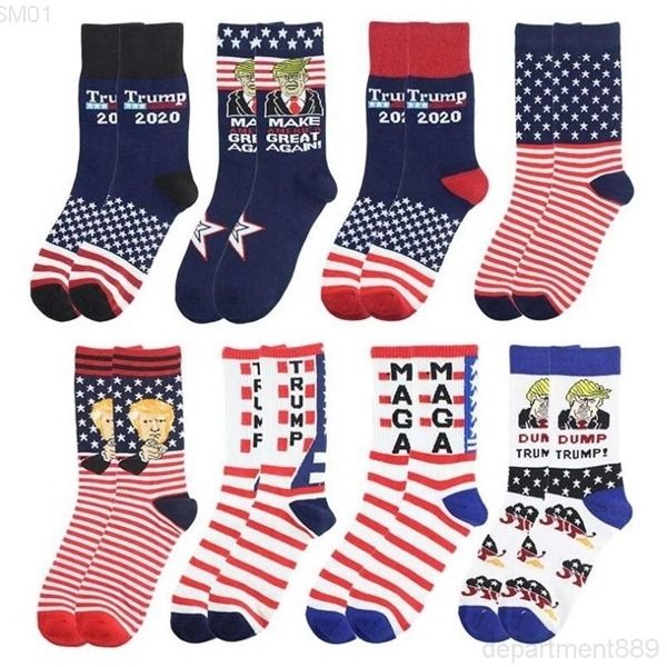 

a-dhl ship new president trump letter stockings striped stars us flag sports socks maga sock party favor dhb1489