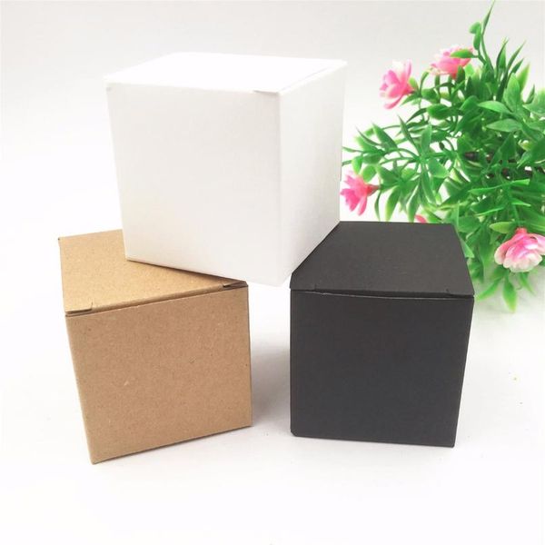 

50pcs per lot kraft white/black heart shaped window cupcake boxes wedding chocolate packing party single candy/cooki jllaju