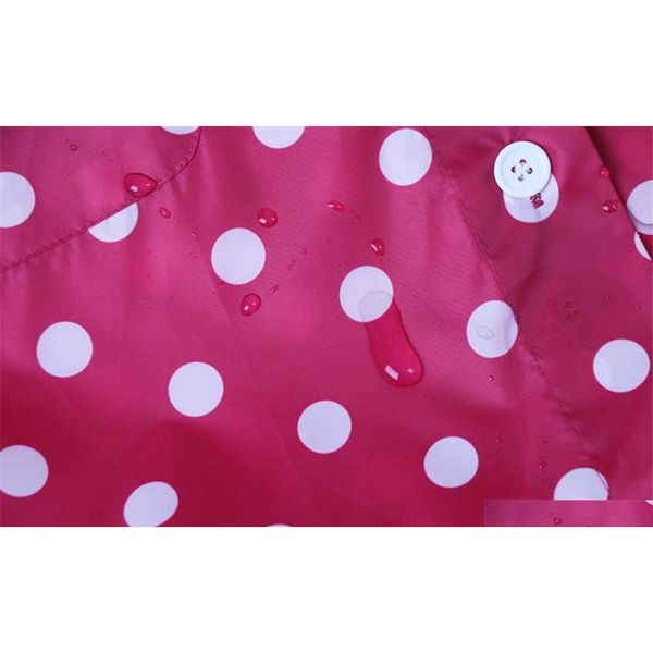 

dot girl lady hooded raincoat women outdoor travel waterproof riding cloth rain coat for women poncho long rainwear ra qylsuo mj_bag