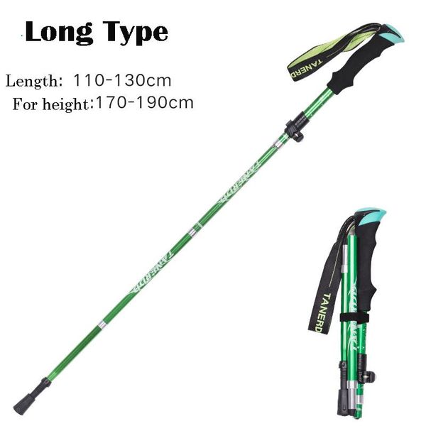 

5 узлов открытый алюминиевый складной ультра легкий телескопический прогулки по принадлежностям амортизатор trekking polle walk stick sqctxa