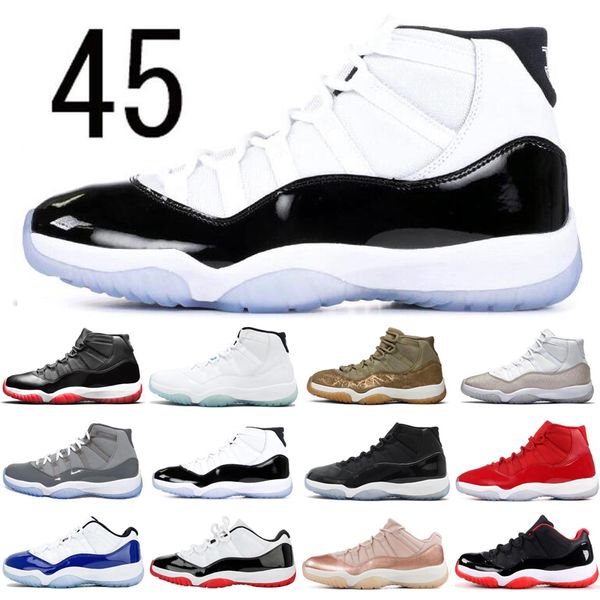 

новое поступление cored 2019 11 11s jumpman мужчины женщин баскетбол обувь 25-летие гамма синие мужские тренеры спортивные кроссовки размеро, White;red