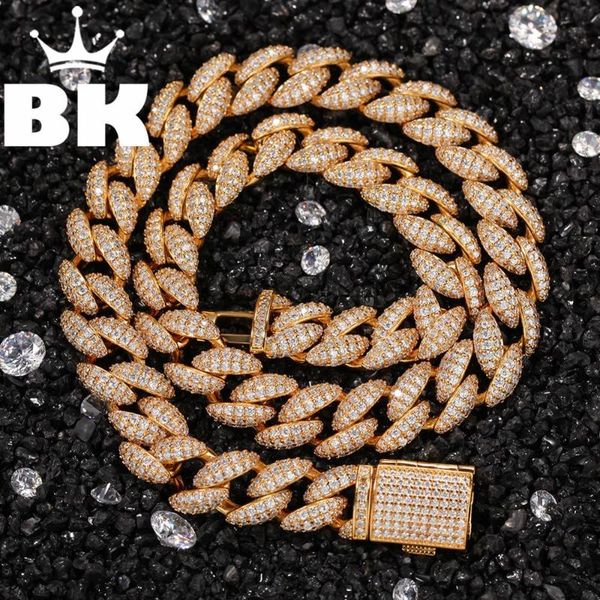 

the bling king 12mm cubic zirconia tennis lovely hiphop necklace luxury full iced out cz jewelry for men women dro, Silver