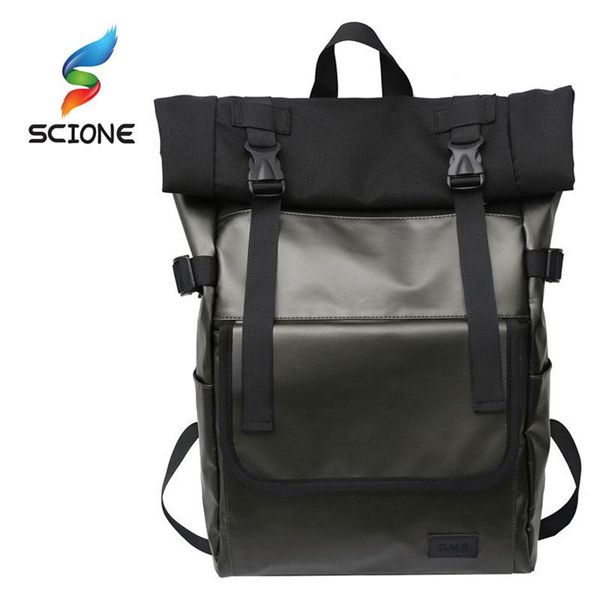 

outdoor bags large capacity travel climbing backpacks pu laproll rucksack for teenagers multifunction school xa293y