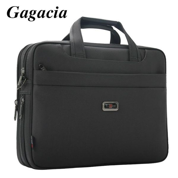 

gagacia men briefcase new brand handbag for dell hp 14 15 16 inch lapwaterproof shoulder bag for male a4 document briefcases