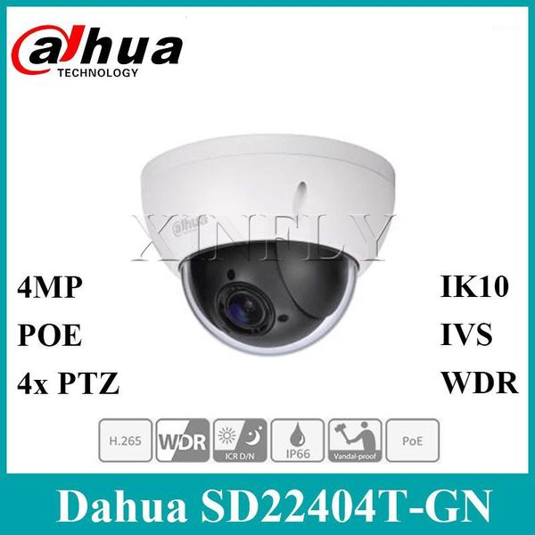 

dahua original sd22404t-gn 4mp poe 2.7~11mm 4x zoom ptz h.265 wdr icr ivs face detect ip66 ik10 onvif network cctv ip camera1