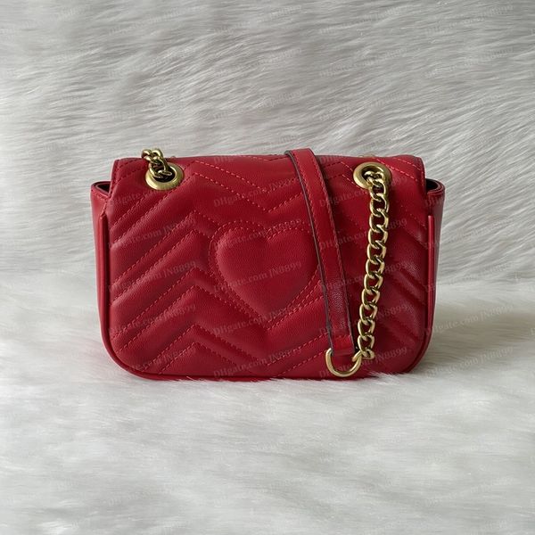 

fashion women shoulder bags handbags wallets designer luxury leather chain crossbody bag 22cm messenger tote purse 5 colors jn8899