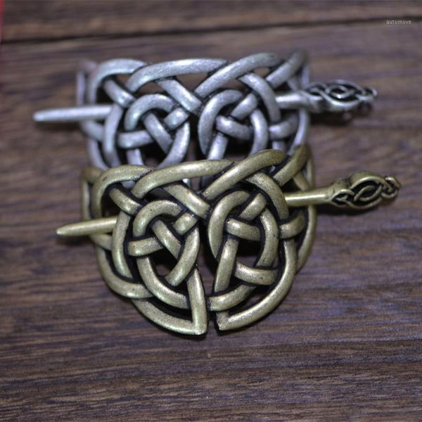 

langhong 1pcs cletics hairpin viking hairpin hair jewelry for women1, Golden;silver