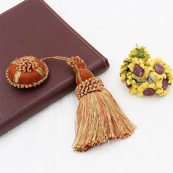 

1pc polyester flower curtain tieback room accessories curtains tassels fringe green hanging pendant diy small tassel hang balls h qylzmn