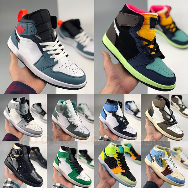 

og 1 bio hack obsidian digital pink travis scotts air half blue fearless low unc paris jumpman 1s mens womens basketball shoes r