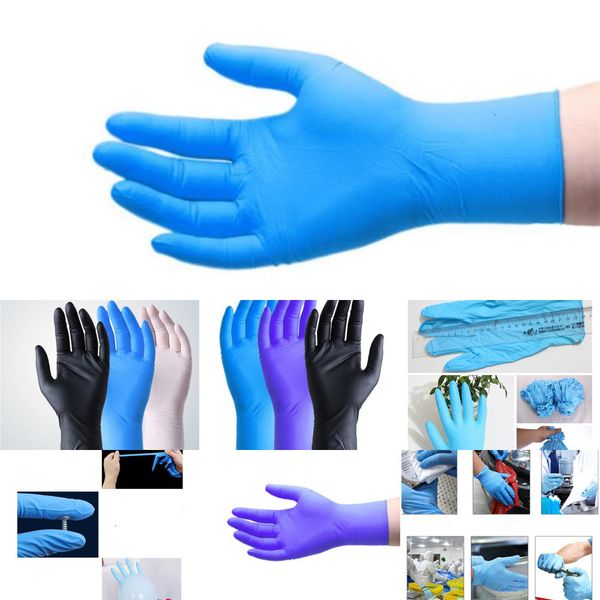 

nitrile gloves disposable universal protective gloves anti household garden cleaning latex glove dhl 4p8hgibx pshf