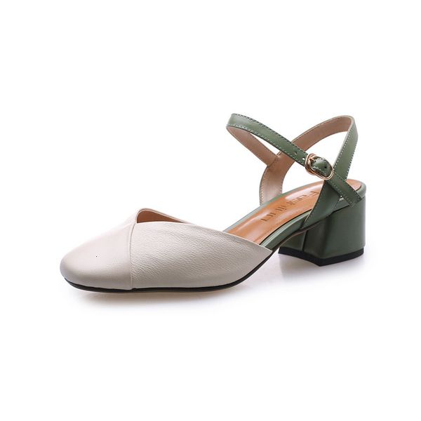 

deaazora 2021 new arrival women genuine sandals buckle-toed toe dress-up ladies shoes 1rqw, Black