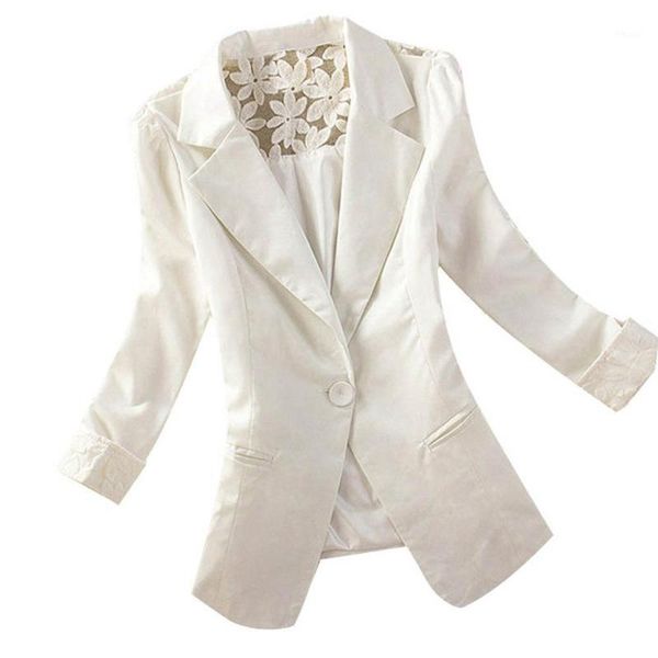 

women blazer long sleeve loose casual jacket ladies office wear cardigan suit coat blazers female 20201, White;black