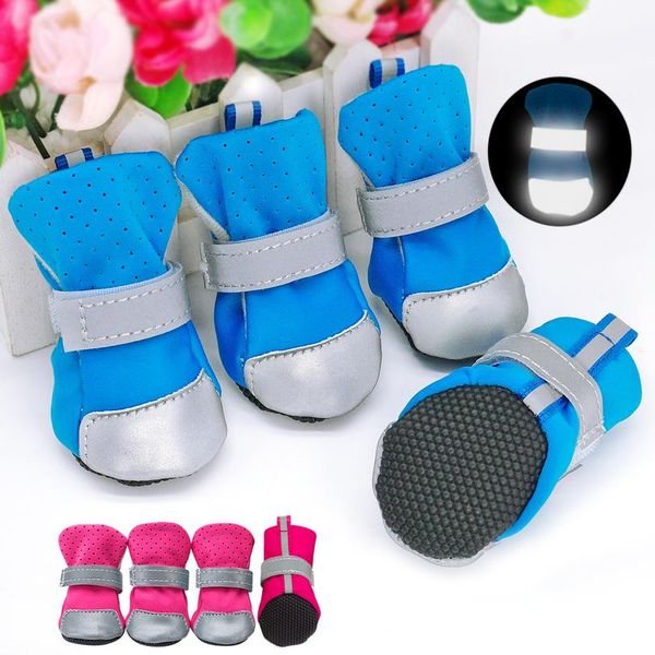 

waterproof dog shoes warm pet winter dogs shoes socks reflective anti-slip rain snow boots booties for small dogs cats c wm