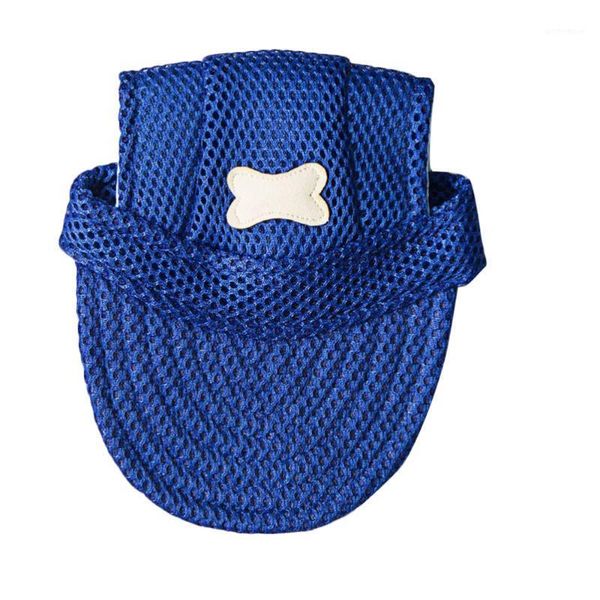 

dog apparel fashion pet peaked cap sun block decorative supplies for puppy (blue)1