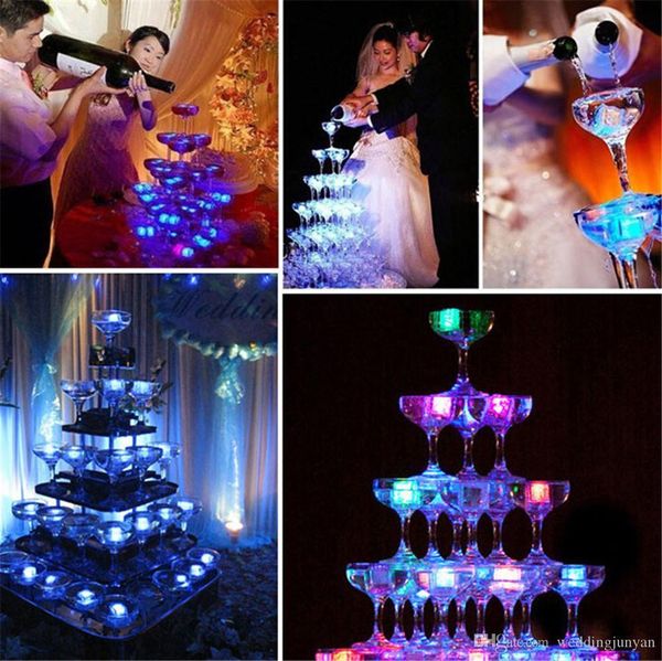 

decoration ice cube water-actived led light put into water drink flash automatically for party wedding barsoutletlmjy