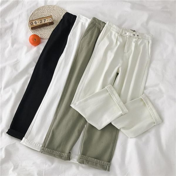 

wide leg jeans women maxi straight high waist denim pants mujer plus size solid vintage boyfriend mom jeans 2020 streetwear1, Blue