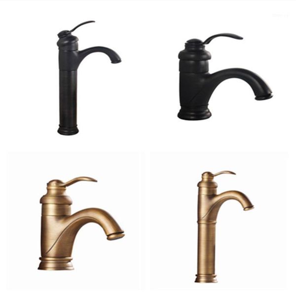 

antique all-copper basin faucet low-lead washbasin faucet european-style basin1